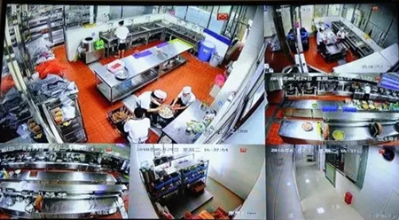 學(xué)校食堂安裝高清監(jiān)控攝像頭，不僅為了監(jiān)控更是為了舌尖上的安全